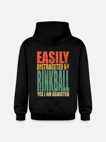 Rinkball dit drôle - Sweat à capuche Softstyle® Gildan Unisexe - noir