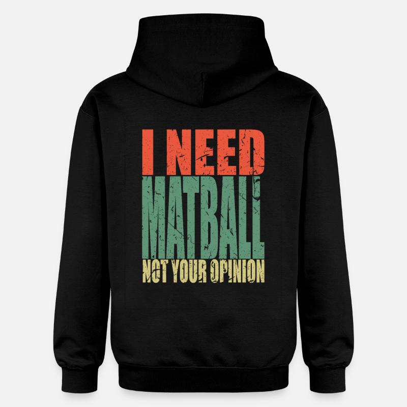 Matball dit drôle - Sweat à capuche Softstyle® Gildan Unisexe - noir