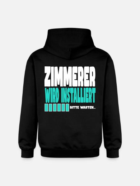 Zimmerer wird installiert - Gildan Unisex Softstyle® Midweight Hoodie - Schwarz