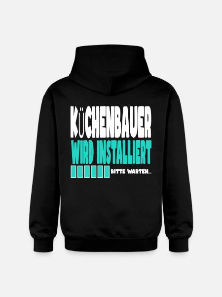 Kutscher wird installiert - Gildan Unisex Softstyle® Midweight Hoodie - Schwarz