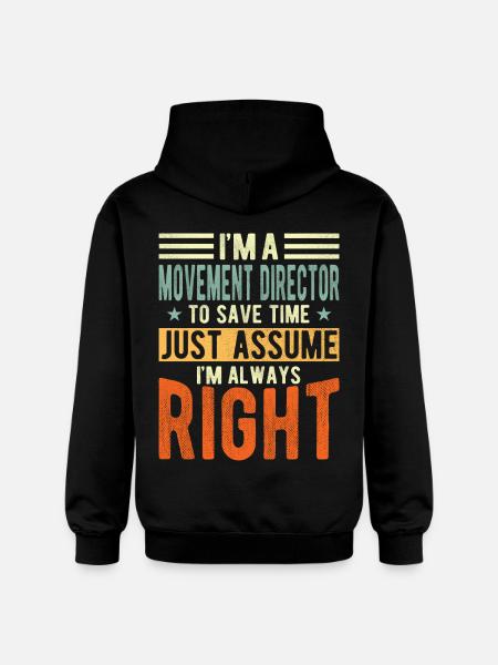 Movement Director - Gildan Unisex Softstyle® Midweight Hoodie - black