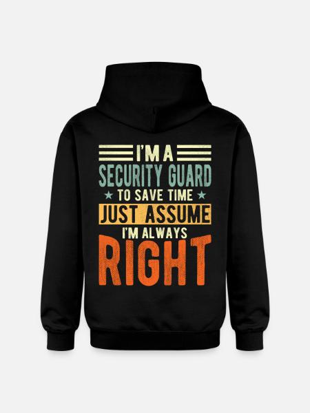 Agent de sécurité - Sweat à capuche Softstyle® Gildan Unisexe - noir