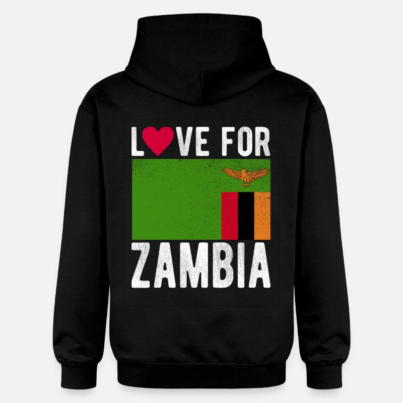 Souvenir de Zambie - Sweat à capuche Softstyle® Gildan Unisexe - noir