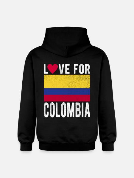 Colombia Souvenir - Gildan Unisex Softstyle® Midweight Hoodie - black