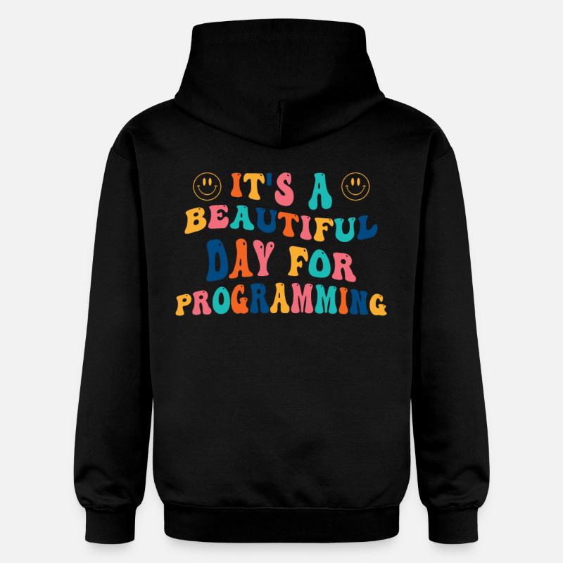 Programmer Gift - Gildan Unisex Softstyle® Midweight Hoodie - black