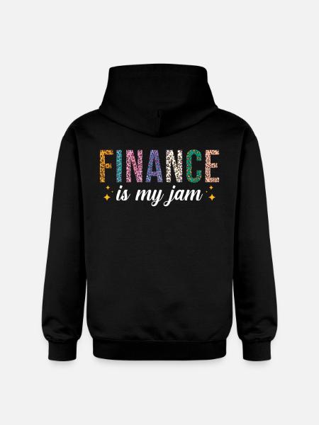 Finance is my passion - Gildan Unisex Softstyle® Midweight Hoodie - black