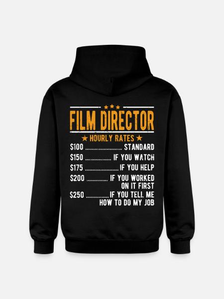 Director Hourly Wage - Gildan Unisex Softstyle® Midweight Hoodie - black
