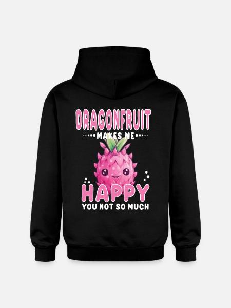 Drachfrucht Kawaii - Gildan Unisex Softstyle® Midweight Hoodie - Schwarz