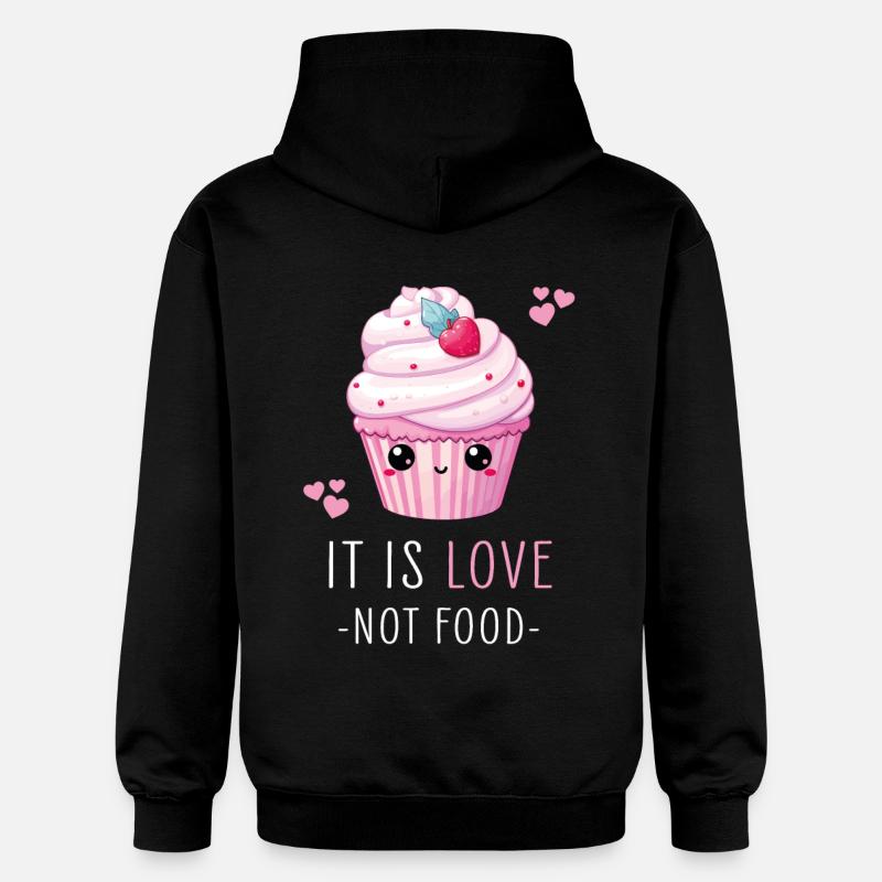 Cupcake Kawaii - Sweat à capuche Softstyle® Gildan Unisexe - noir