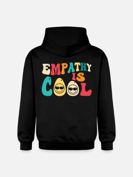 Empathy is cool - Gildan Unisex Softstyle® Midweight Hoodie - black