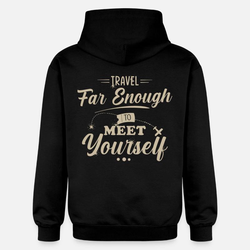 Reisen Spruch - Gildan Unisex Softstyle® Midweight Hoodie - Schwarz
