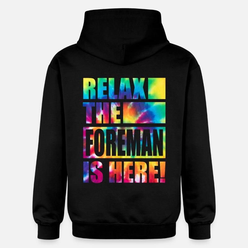 Contremaître drôle de dicton - Sweat à capuche Softstyle® Gildan Unisexe - noir