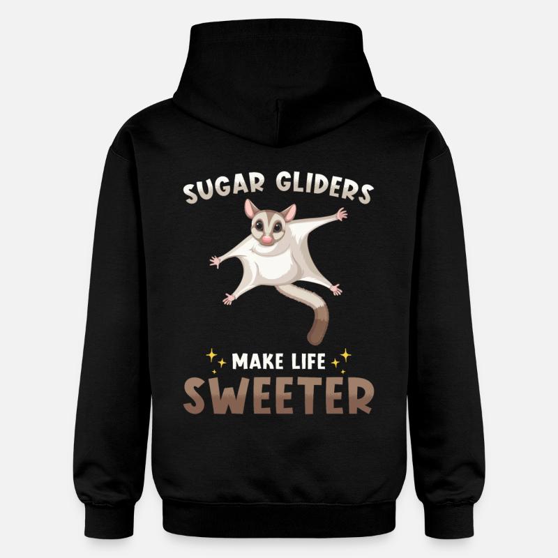 Sugar Glider Spruch - Gildan Unisex Softstyle® Midweight Hoodie - Schwarz