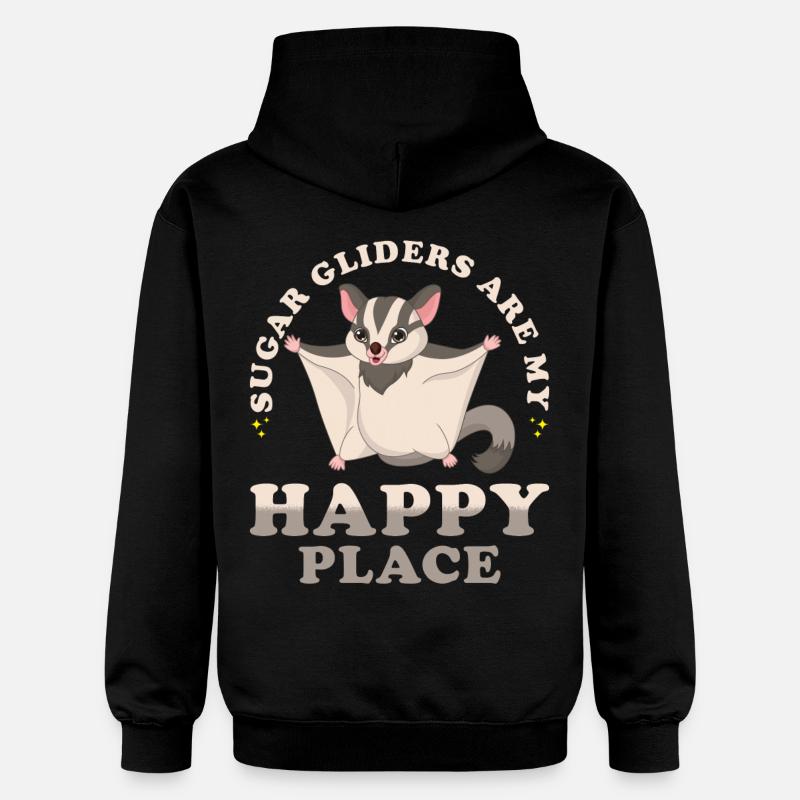 Sugar Glider Dicton - Sweat à capuche Softstyle® Gildan Unisexe - noir