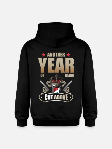 Barber Job Birthday Gift - Gildan Unisex Softstyle® Midweight Hoodie - black