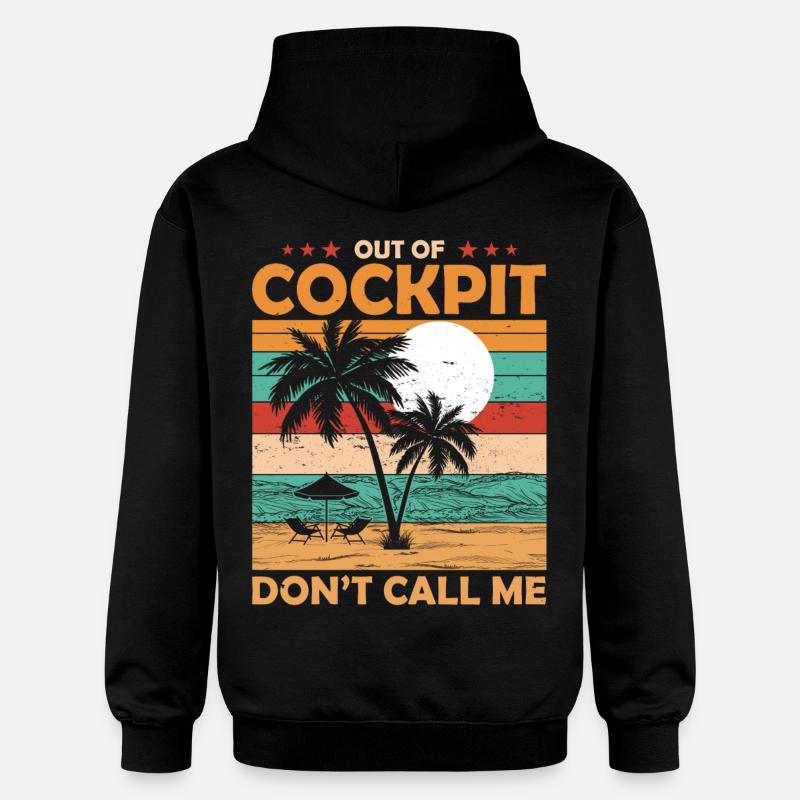 Don de rente pilote - Sweat à capuche Softstyle® Gildan Unisexe - noir