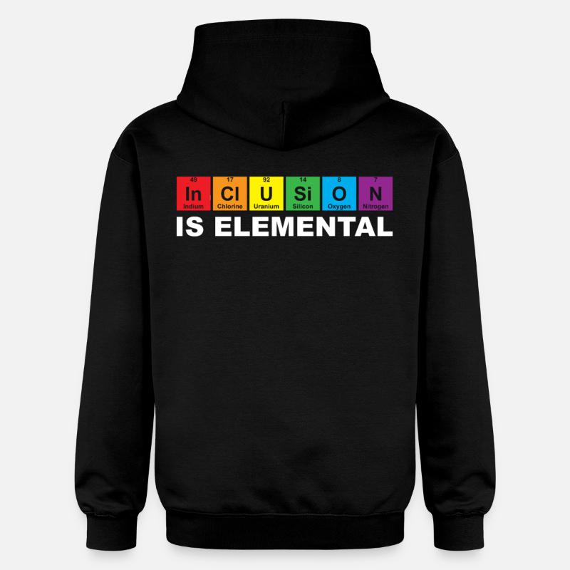 Elementare Inklusion - Gildan Unisex Softstyle® Midweight Hoodie - Schwarz