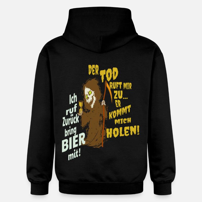Grim reaper drôle - Sweat à capuche Softstyle® Gildan Unisexe - noir