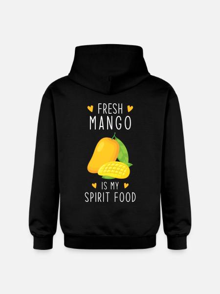 Mango Spirit Food - Gildan Unisex Softstyle® Midweight Hoodie - black