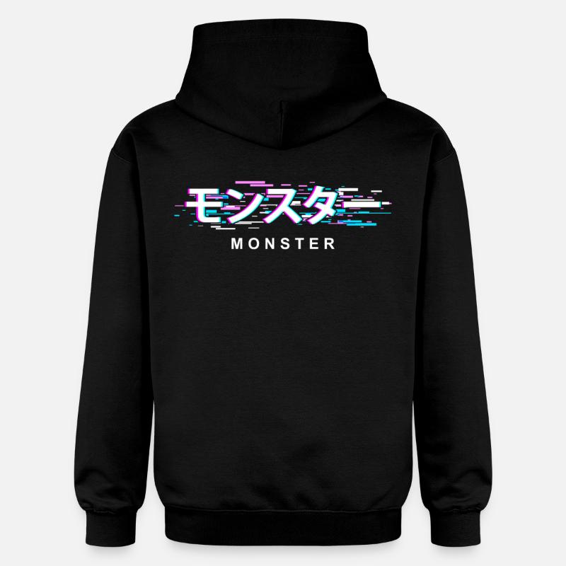 Monstre - Sweat à capuche Softstyle® Gildan Unisexe - noir