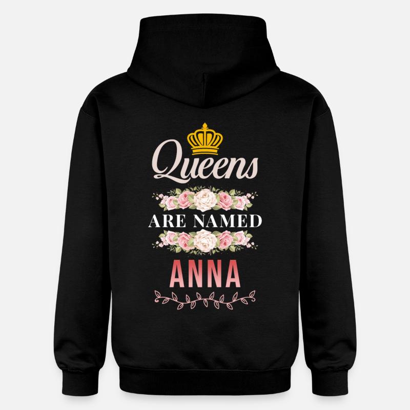Anna Spruch Geschenk - Gildan Unisex Softstyle® Midweight Hoodie - Schwarz