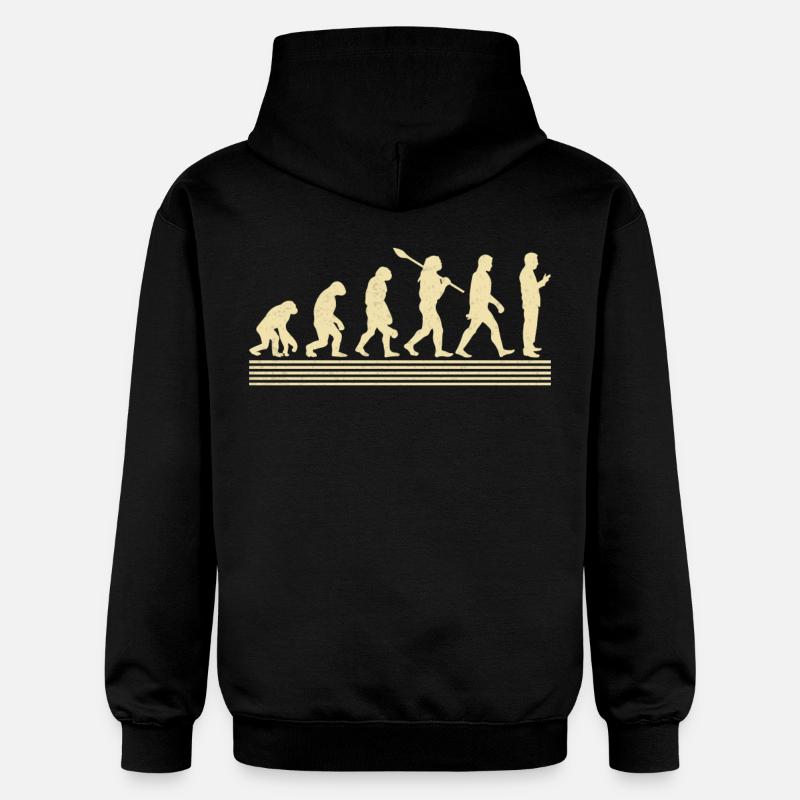 Evolution Des Übersetzers - Gildan Unisex Softstyle® Midweight Hoodie - Schwarz