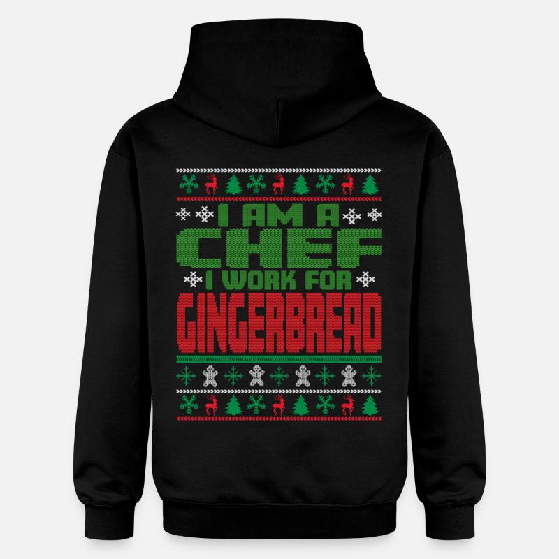 Citation du chef Noël - Sweat à capuche Softstyle® Gildan Unisexe - noir