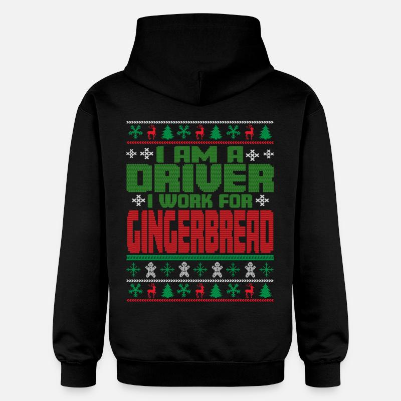 Devis de Noël du conducteur - Sweat à capuche Softstyle® Gildan Unisexe - noir