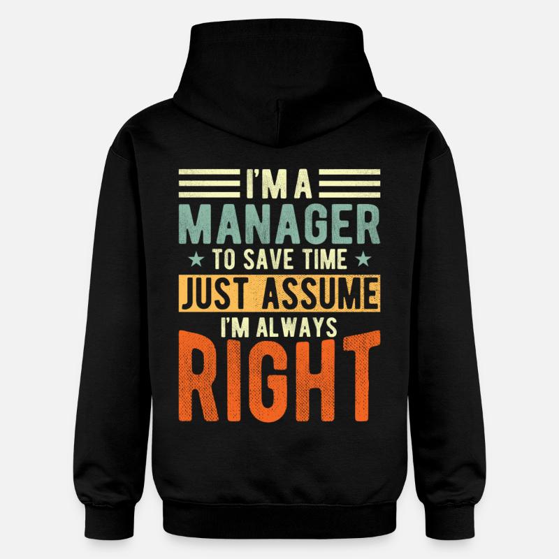 Gérant - Sweat à capuche Softstyle® Gildan Unisexe - noir