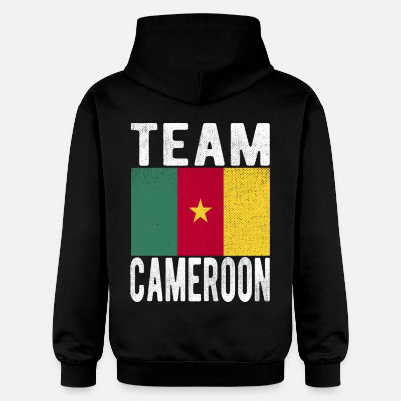 Drapeau camerounais - Sweat à capuche Softstyle® Gildan Unisexe - noir