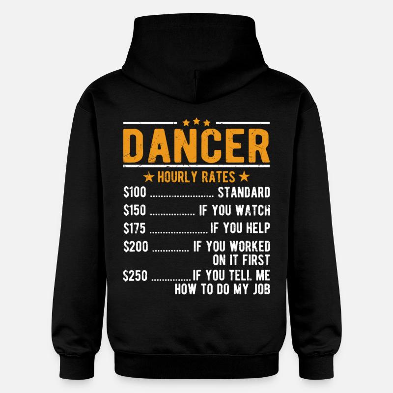 Salaire horaire des danseurs - Sweat à capuche Softstyle® Gildan Unisexe - noir