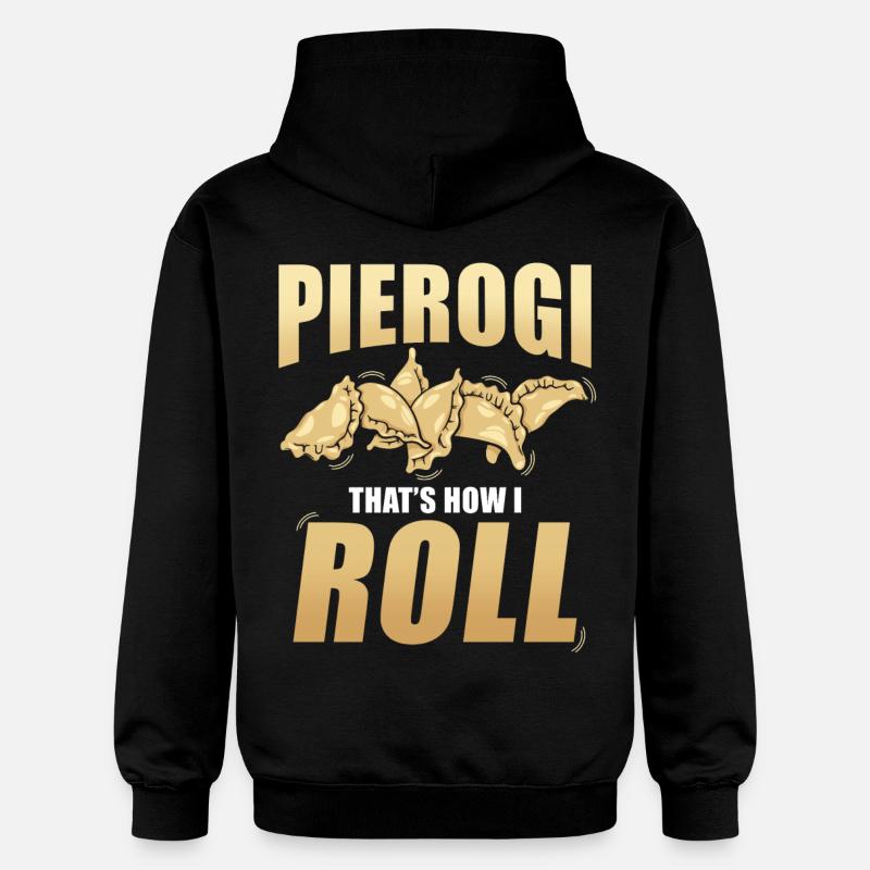 Boulettes Pierogi - Sweat à capuche Softstyle® Gildan Unisexe - noir