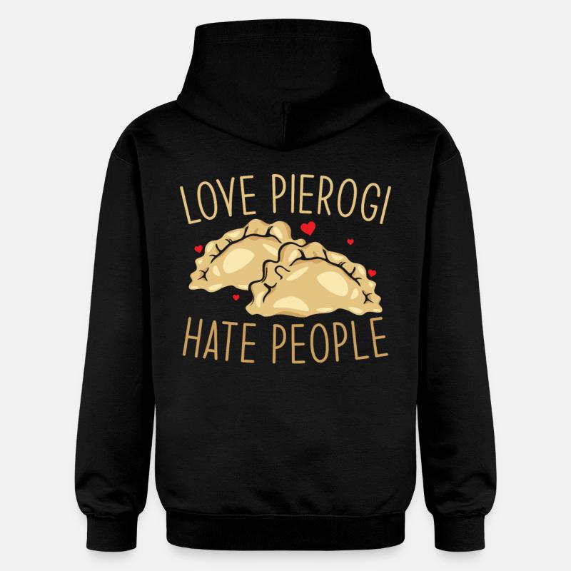 Boulettes Pierogi - Sweat à capuche Softstyle® Gildan Unisexe - noir