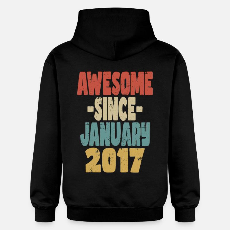 Génial janvier 2017 - Sweat à capuche Softstyle® Gildan Unisexe - noir