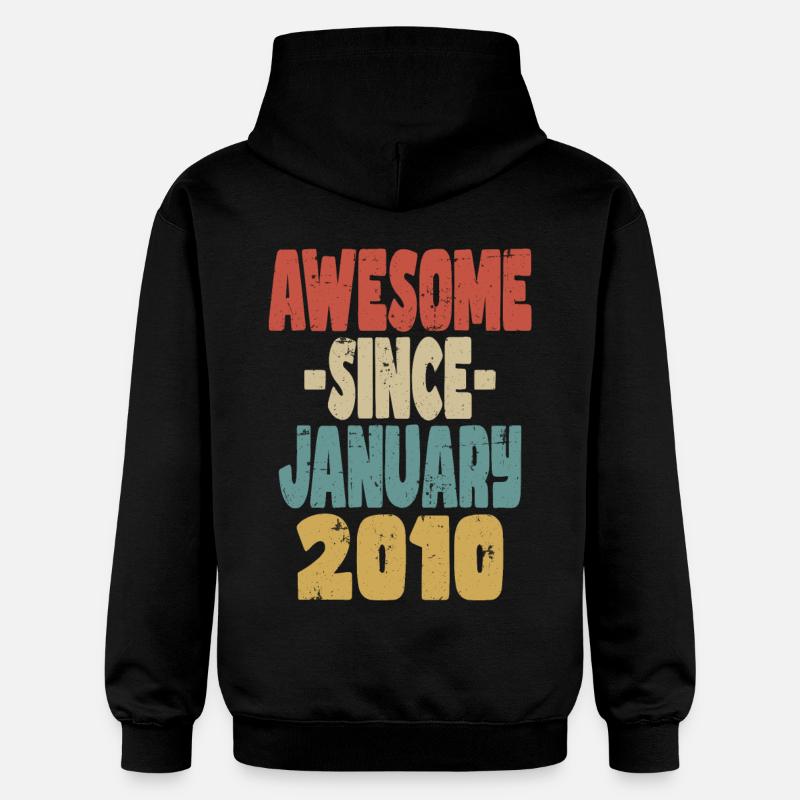 Génial Janvier 2010 - Sweat à capuche Softstyle® Gildan Unisexe - noir