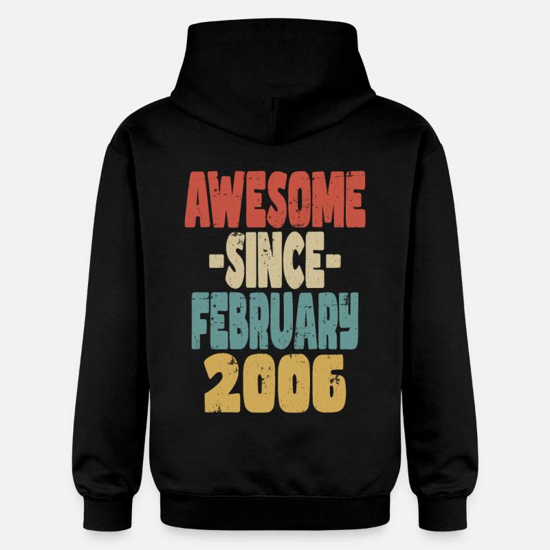 Génial Février 2006 - Sweat à capuche Softstyle® Gildan Unisexe - noir