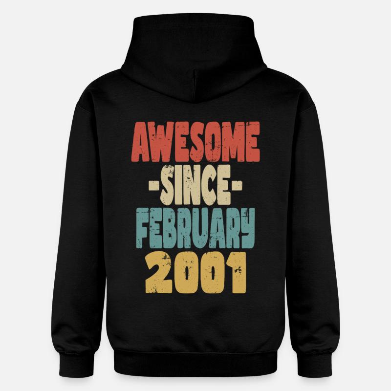 Génial Février 2001 - Sweat à capuche Softstyle® Gildan Unisexe - noir