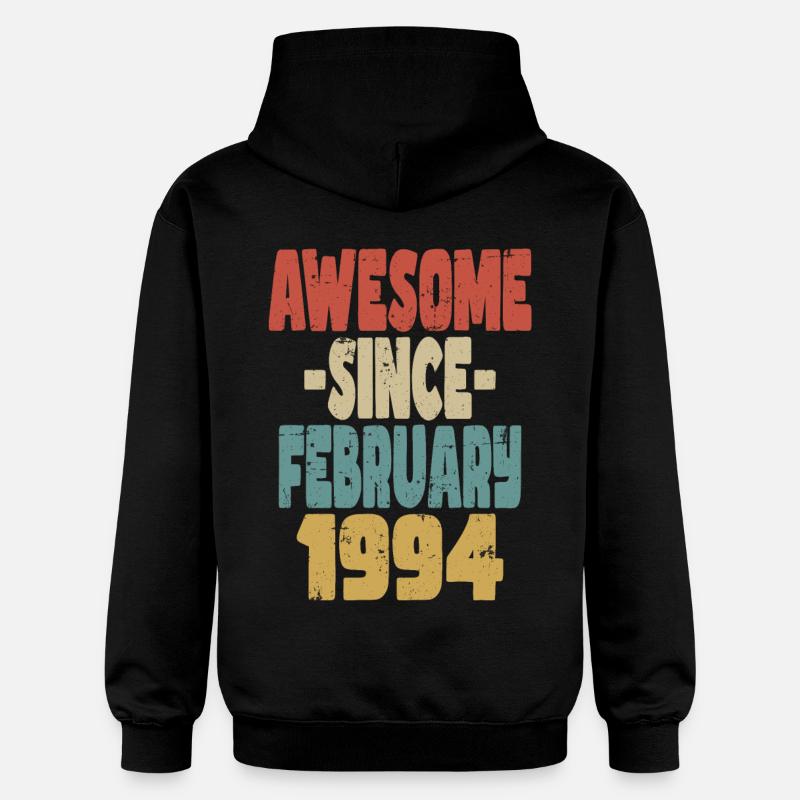 Génial Février 1994 - Sweat à capuche Softstyle® Gildan Unisexe - noir