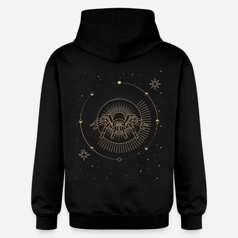 Araignée Céleste Mystère et Élégance - Sweat à capuche Softstyle® Gildan Unisexe - noir
