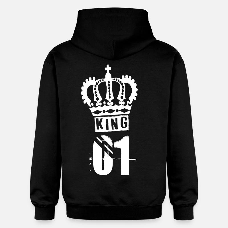 KING - Sweat à capuche Softstyle® Gildan Unisexe - noir