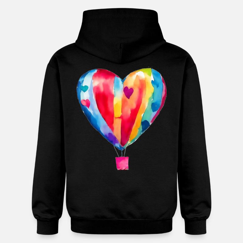 Ballon - Sweat à capuche Softstyle® Gildan Unisexe - noir