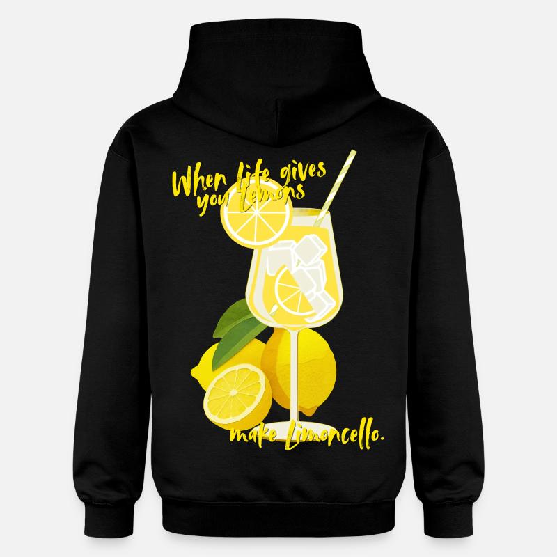 Limoncello - Sweat à capuche Softstyle® Gildan Unisexe - noir