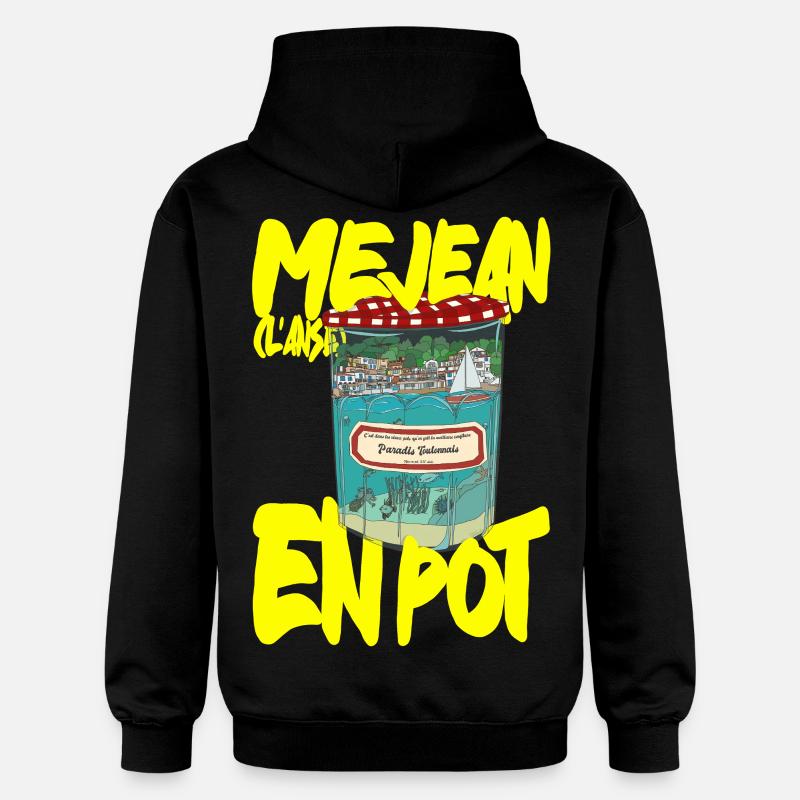 L'Anse Méjean en Pot - Sweat à capuche Softstyle® Gildan Unisexe - noir