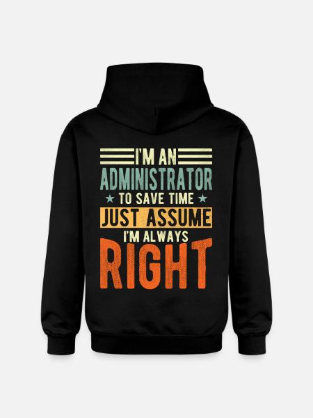 Administrator - Gildan Unisex Softstyle® Midweight Hoodie - black