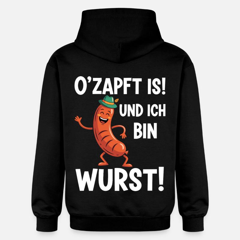 Coole Wurst - Gildan Unisex Softstyle® Midweight Hoodie - Schwarz