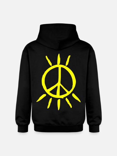 Peace - Sweat à capuche Softstyle® Gildan Unisexe - noir