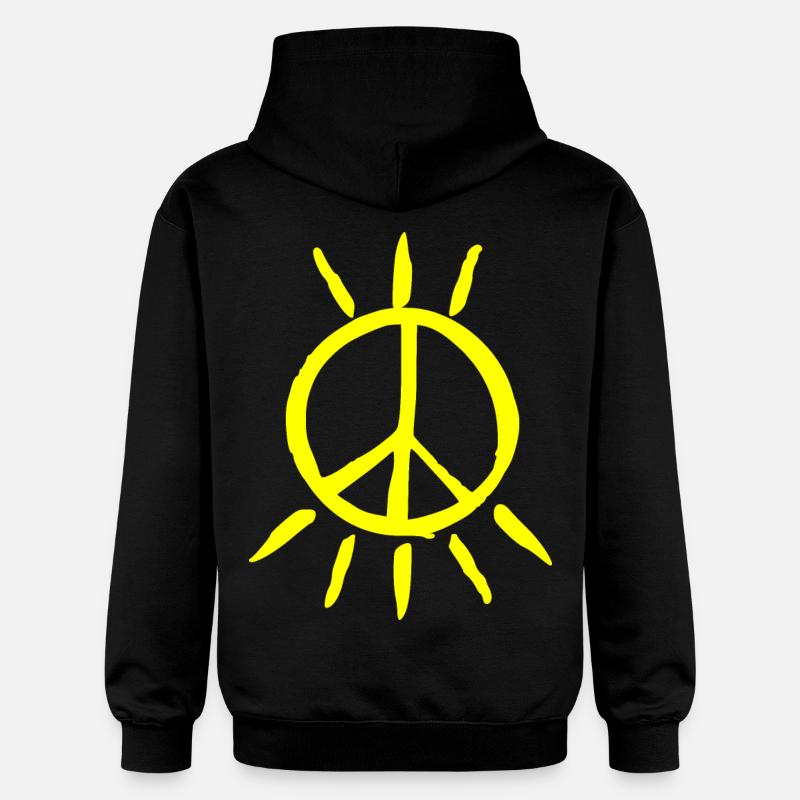 Peace - Sweat à capuche Softstyle® Gildan Unisexe - noir