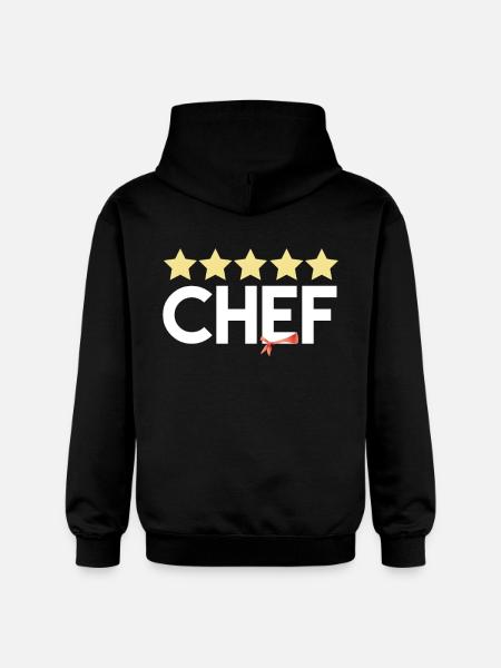 Star chef gift - Gildan Unisex Softstyle® Midweight Hoodie - black