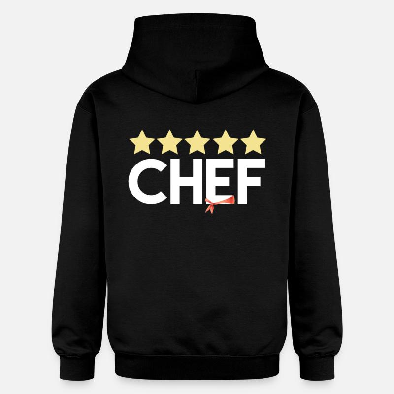 Cadeau de chef étoilé - Sweat à capuche Softstyle® Gildan Unisexe - noir