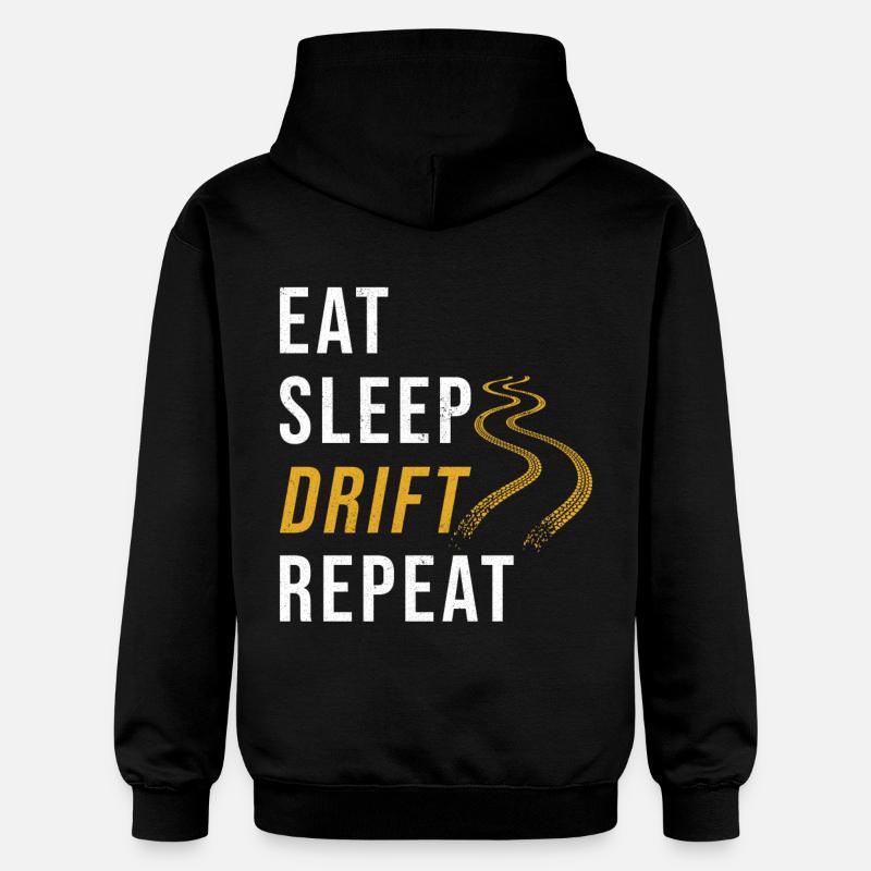 Drift Driftauto Auto Fan Spruch - Gildan Unisex Softstyle® Midweight Hoodie - Schwarz